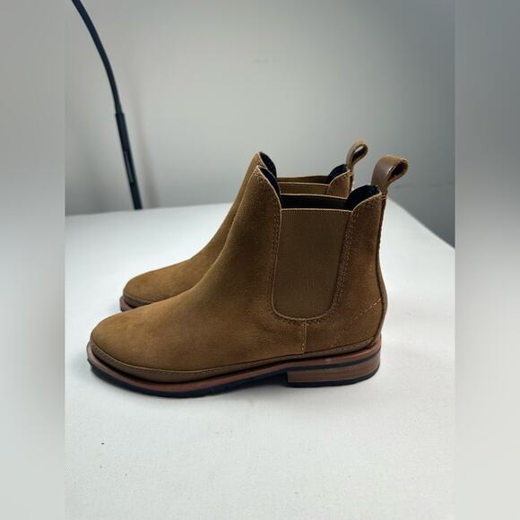 SOLUDOS PAIGE CHELSEA BOOT SUEDE CHESNUT SIZE 7 NWOB - Picture 6 of 8